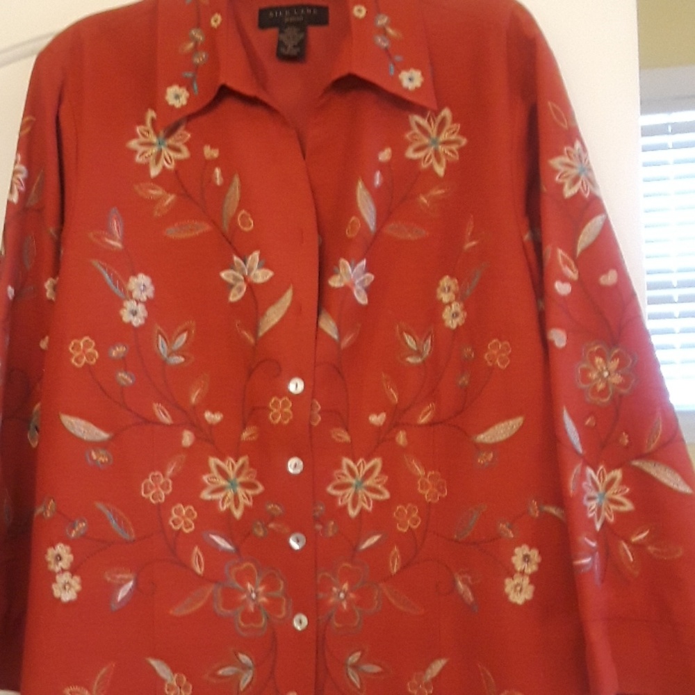 Really nice jacket 100% silk